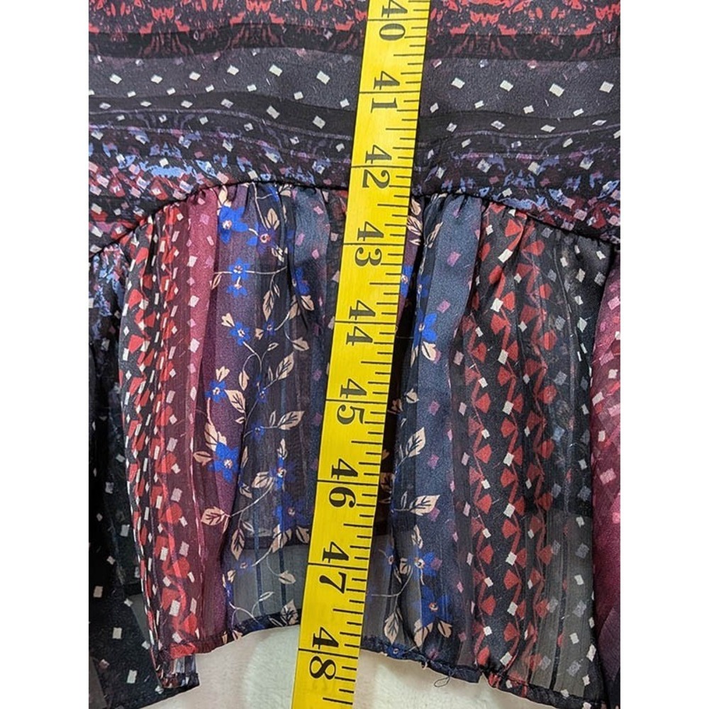 Kensie Midi Dress Womens 14 Rainbow Boho Whimsigoth Cottagecore Garden Party - Picture 8 of 11